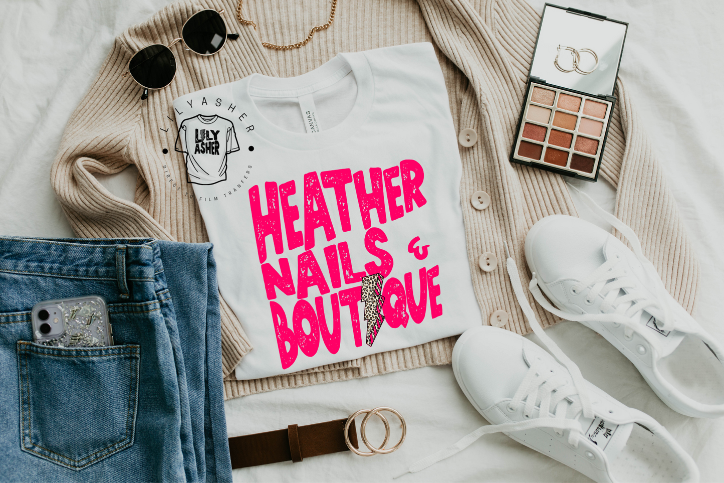 DTF HEATHER NAILS & BOUTIQUE TRANSFER