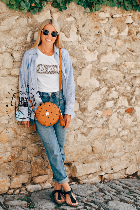 Dtf Be Kind Leopard Transfer