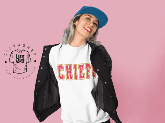 Dtf Chiefs Varsity Letter Transfer