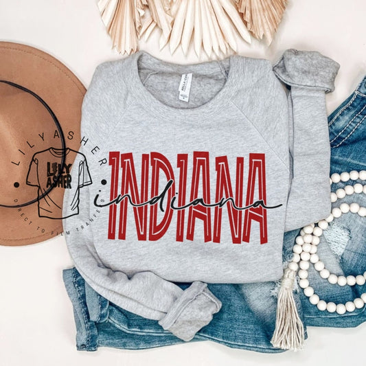 Dtf Indiana State Design Transfers