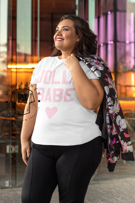 Dtf Jolly Babe Heart Transfer