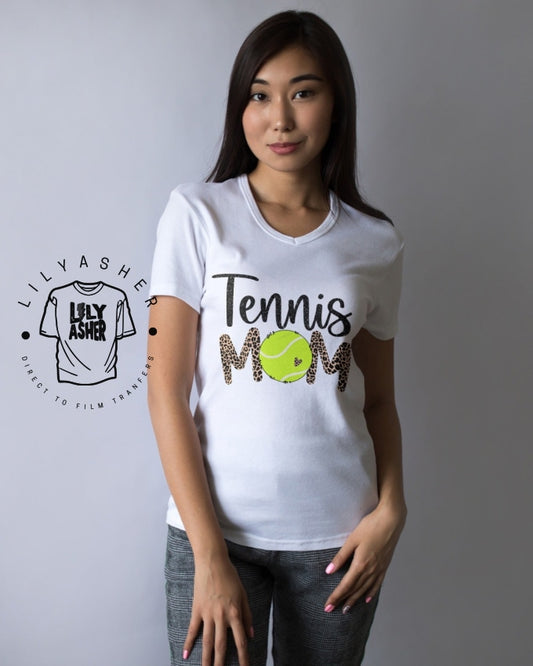 Dtf Leopard Tennis Mom Transfer