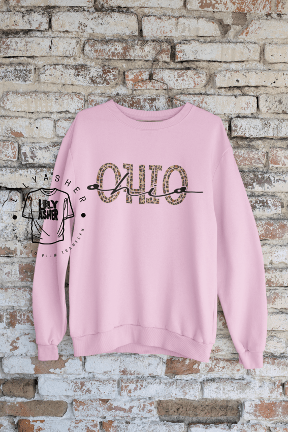 Dtf Ohio Classic Leopard Script Transfer