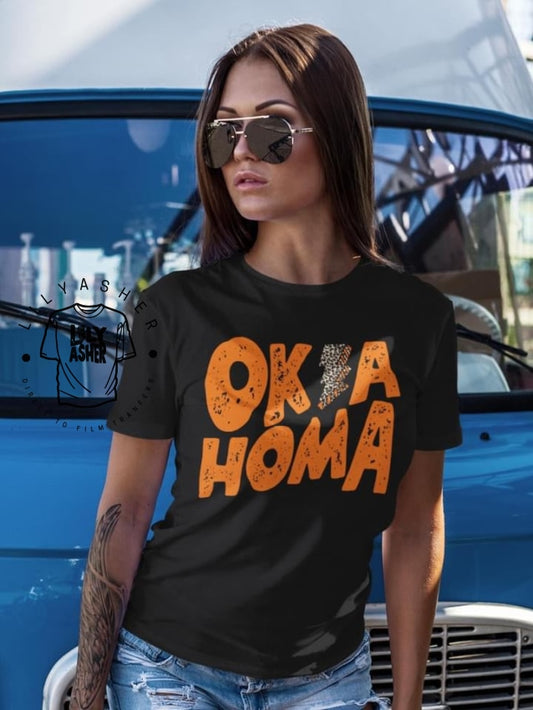 Dtf Oklahoma Orange Transfer