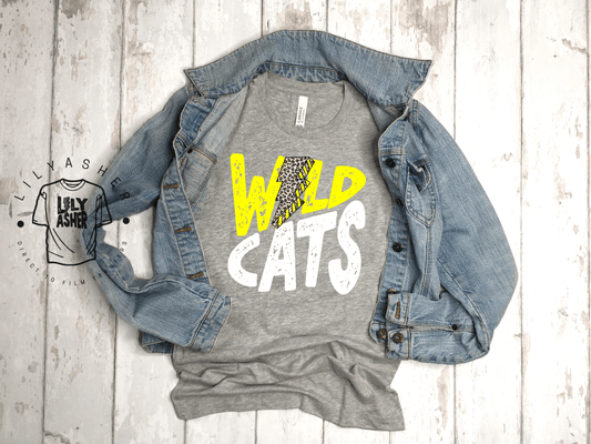 Dtf Wildcats Neon Yellow/wh Lb Transfer