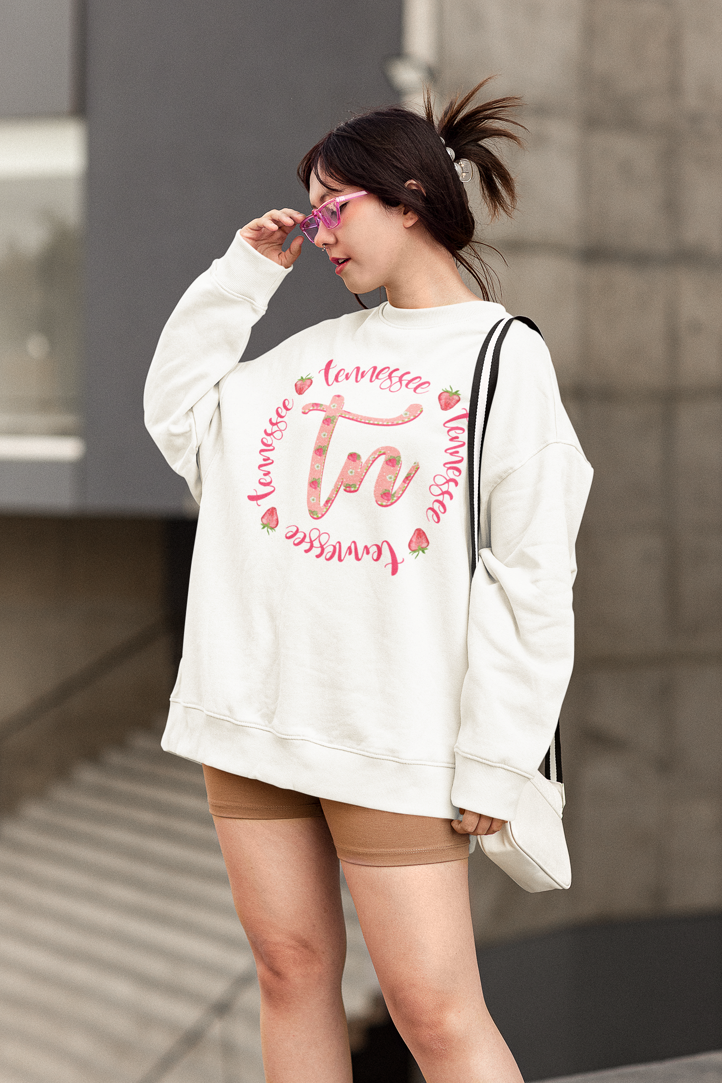 DTF TENNESSEE STRAWBERRY + GINGHAM TRANSFER